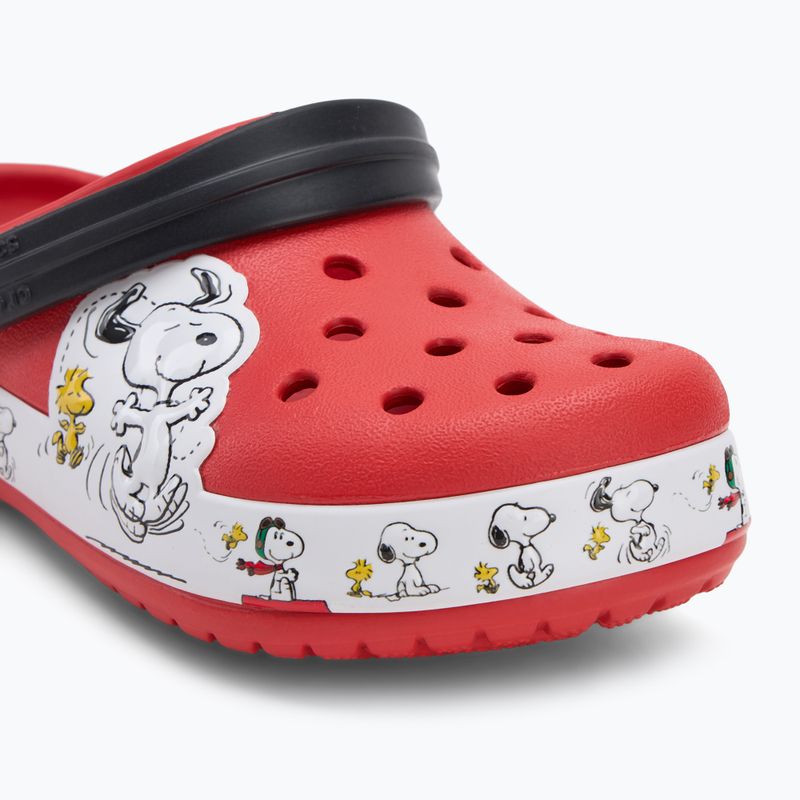 Papuci pentru copii Crocs Fun Lab Snoopy Woodstock Clog Kids flame 8