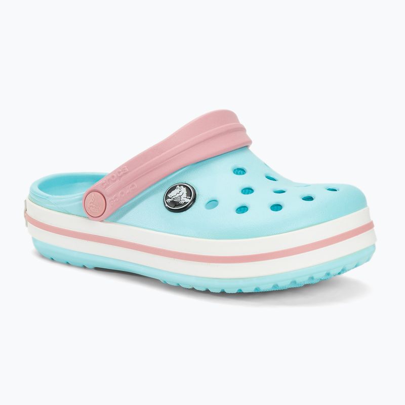 Papuci pentru copii Crocs Crocband Clog ice blue/white