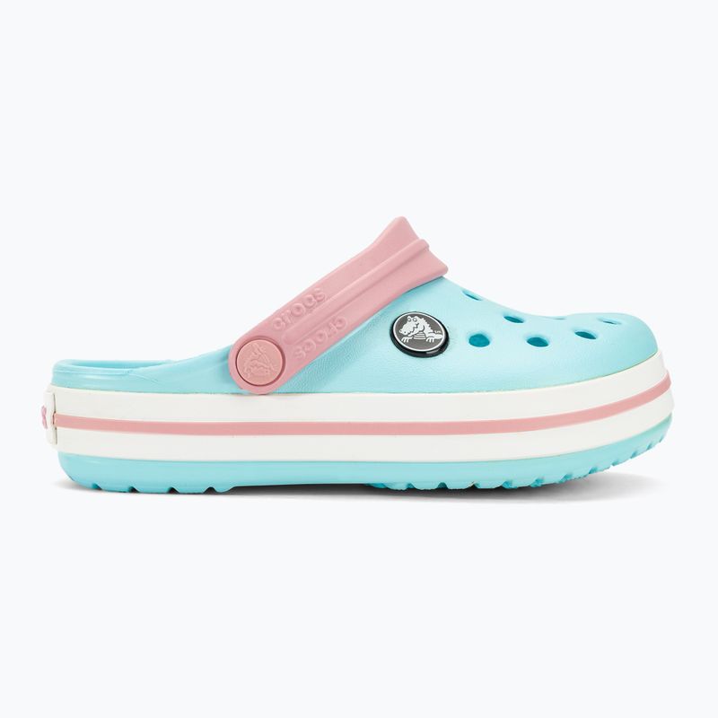 Papuci pentru copii Crocs Crocband Clog ice blue/white 3