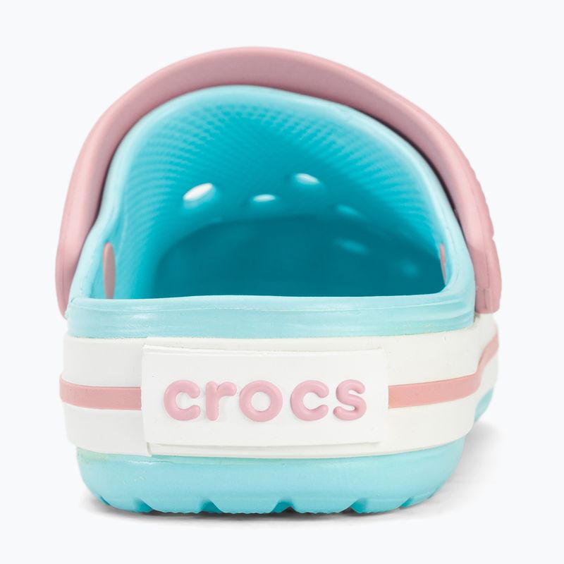 Papuci pentru copii Crocs Crocband Clog ice blue/white 8