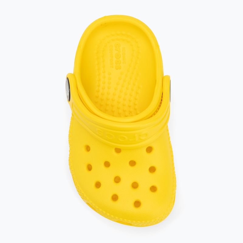 Papuci pentru copii Crocs Classic Clog Toddler lemon 6