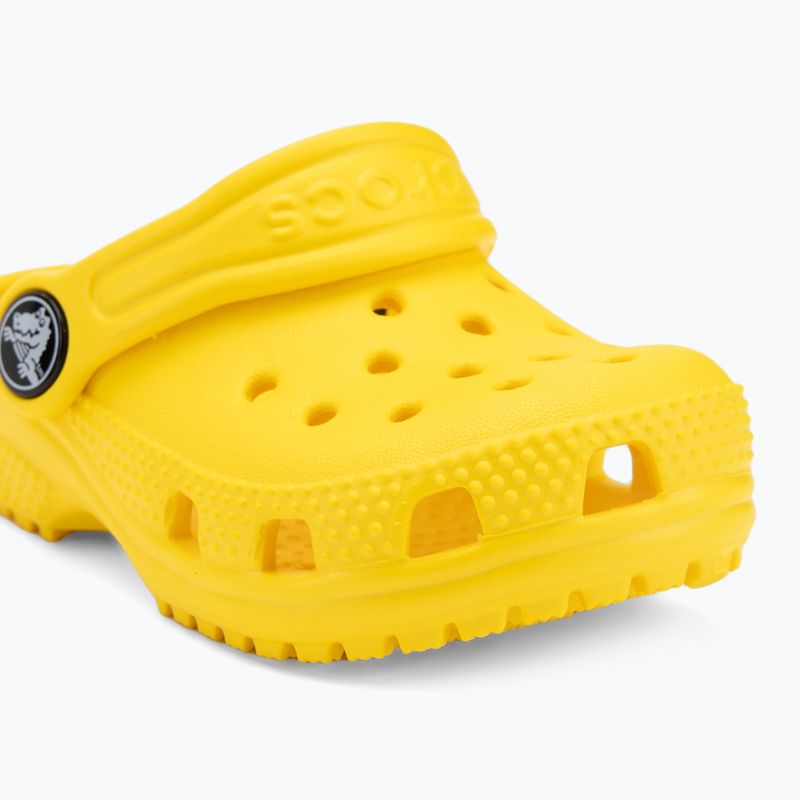 Papuci pentru copii Crocs Classic Clog Toddler lemon 8