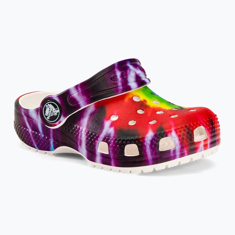 Crocs Classic Tie-Dye Classic Tie-Dye Graphic Clog T - șlapi colorați pentru copii 206994-90H