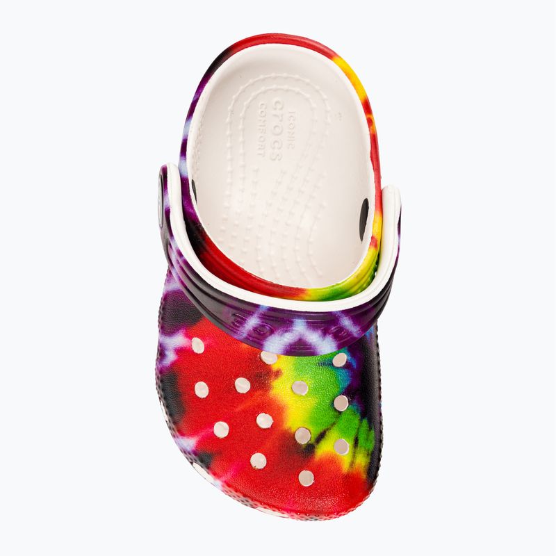 Crocs Classic Tie-Dye Classic Tie-Dye Graphic Clog T - șlapi colorați pentru copii 206994-90H 7