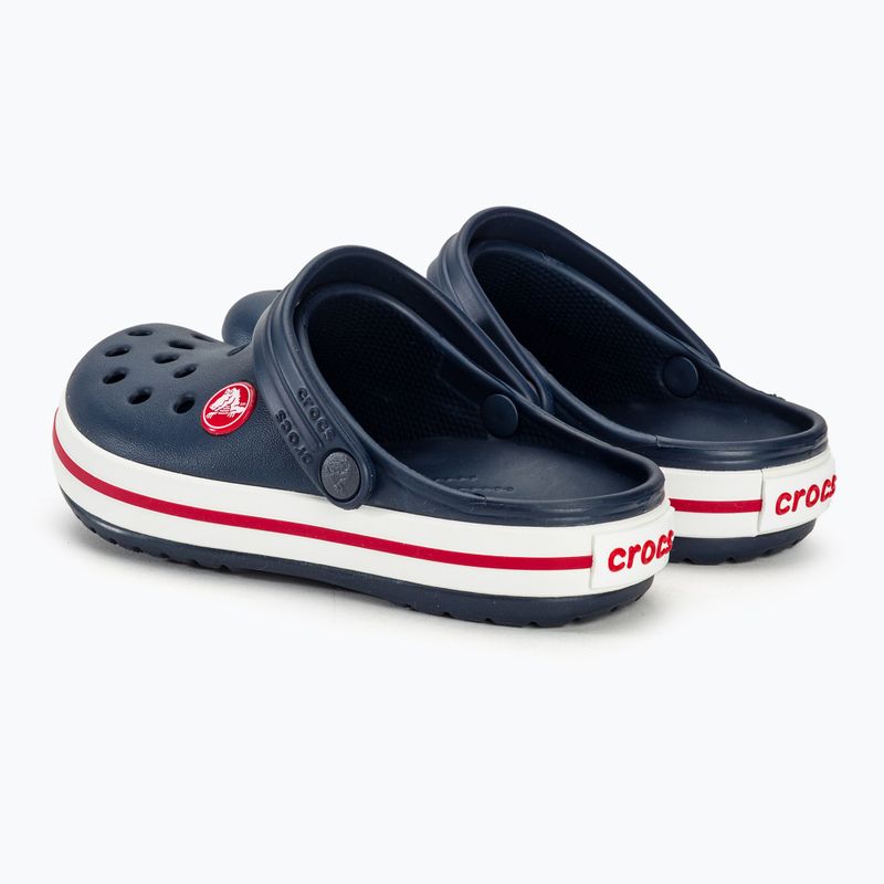 Papuci pentru copii Crocs Crocband Clog navy/red 4