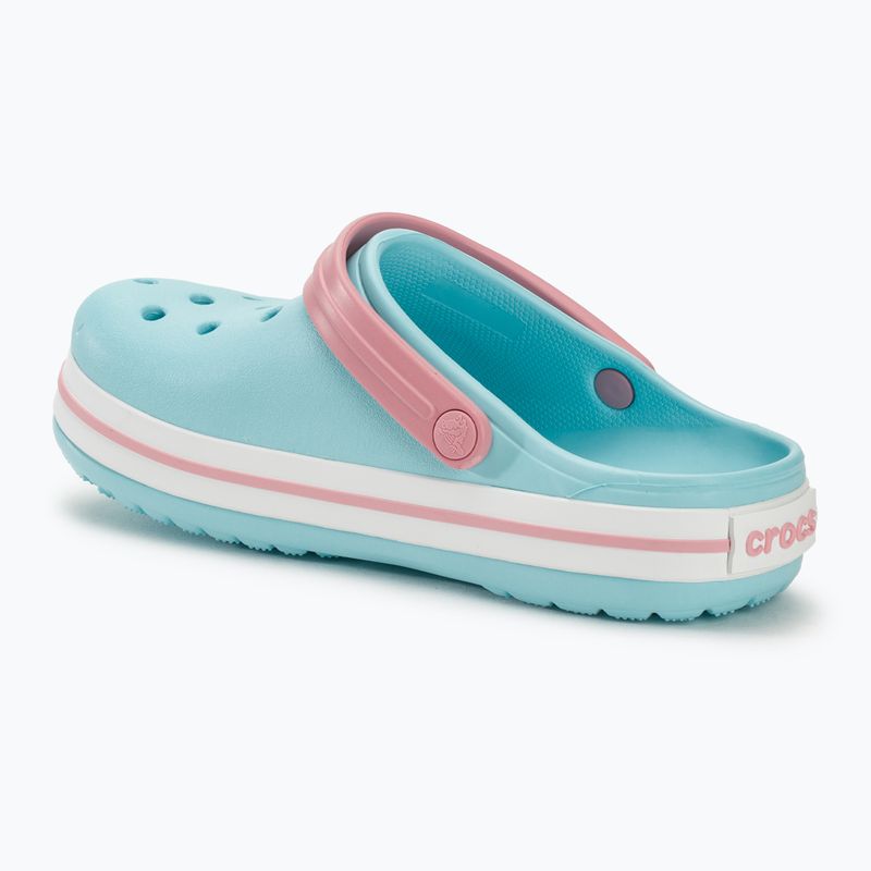 Papuci pentru copii Crocs Crocband Clog ice blue/white 4