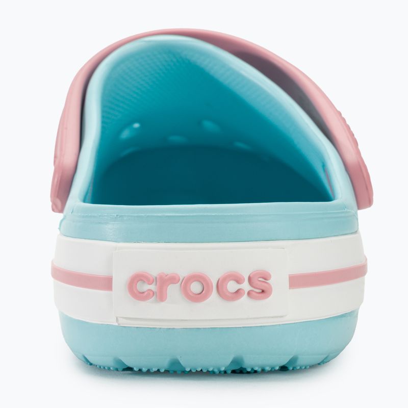 Papuci pentru copii Crocs Crocband Clog ice blue/white 8