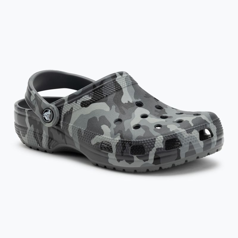 Papuci Crocs Classic Printed Camo Clog slate grey/multi 2