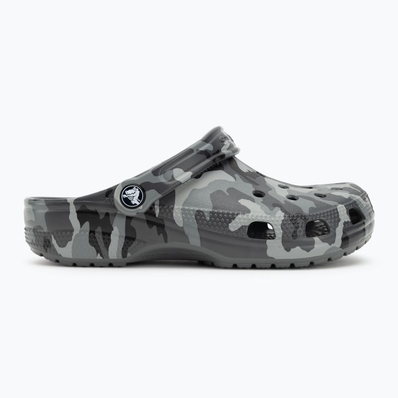 Papuci Crocs Classic Printed Camo Clog slate grey/multi 3