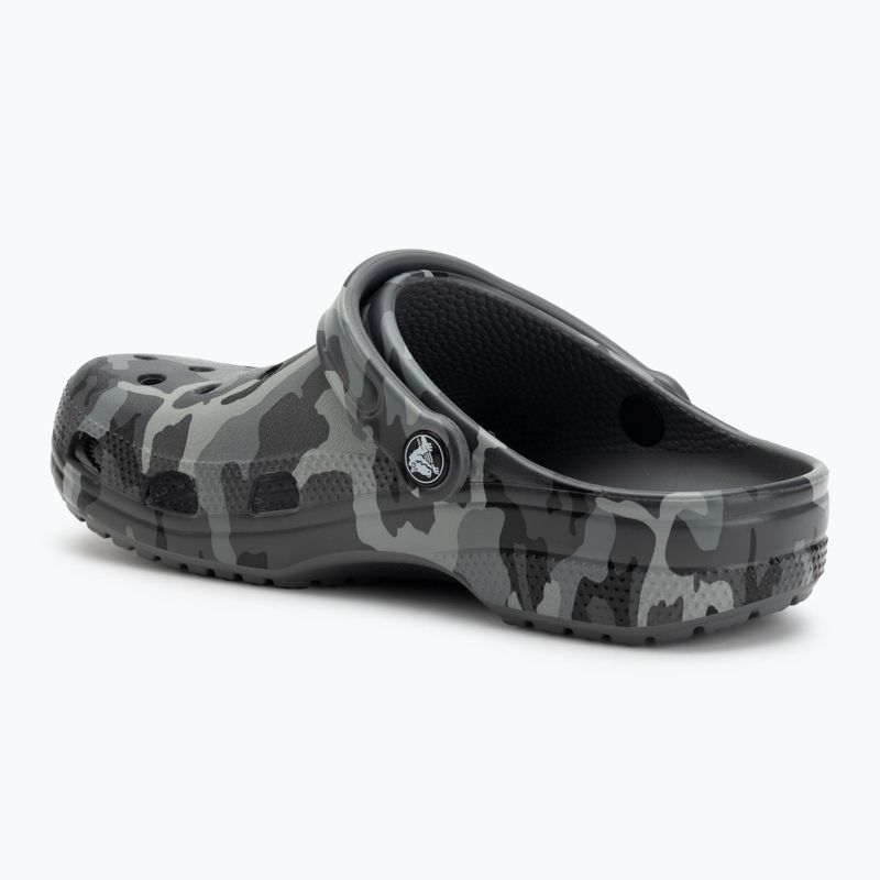 Papuci Crocs Classic Printed Camo Clog slate grey/multi 4