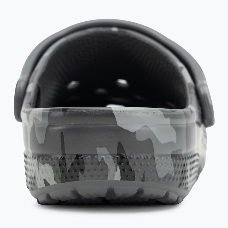 Papuci Crocs Classic Printed Camo Clog slate grey/multi 7