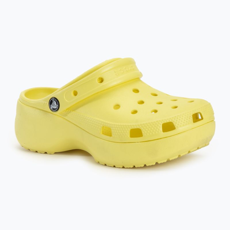 Papuci pentru femei  Crocs Classic Platform Clog banana 2