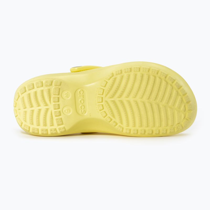 Papuci pentru femei  Crocs Classic Platform Clog banana 5