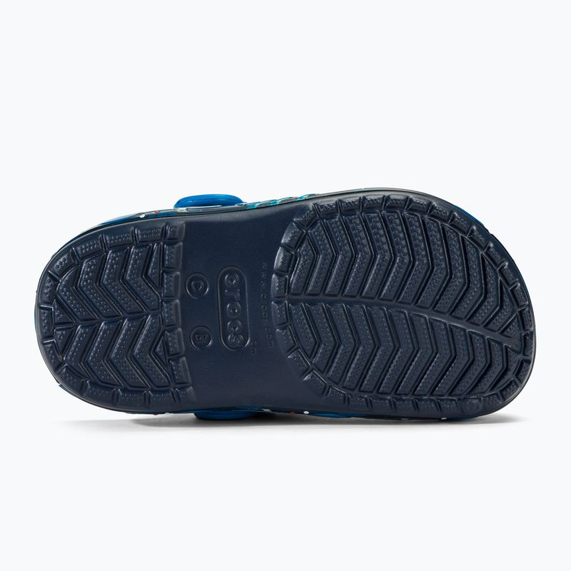 Papuci pentru copii Crocs Fun Lab Luke Skywalker Lights Clog navy 5