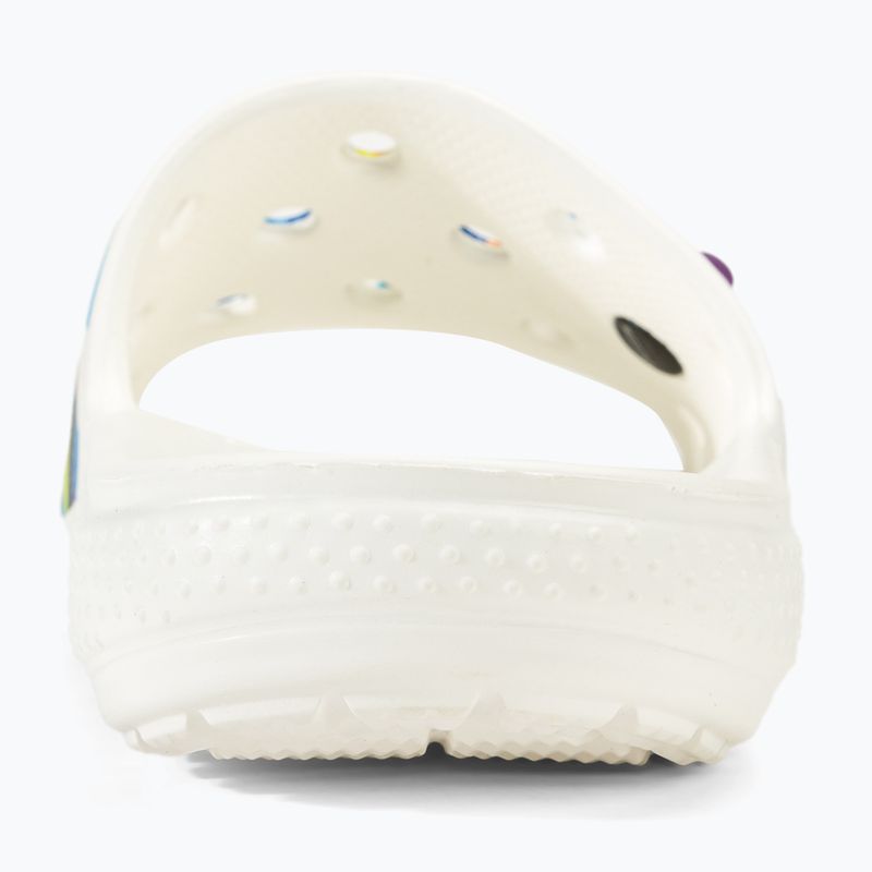 Papuci Crocs Classic Crocs Bubble Block Slide white/multi 6
