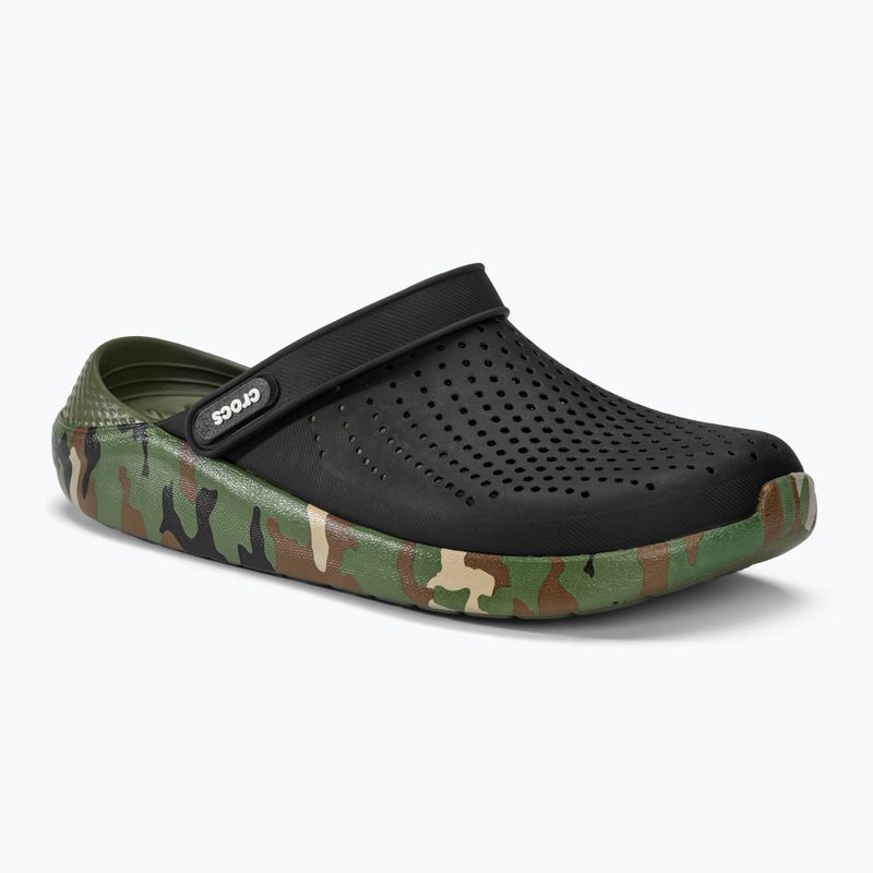 Papuci Crocs LiteRide Printed Camo Clog black/multi 2