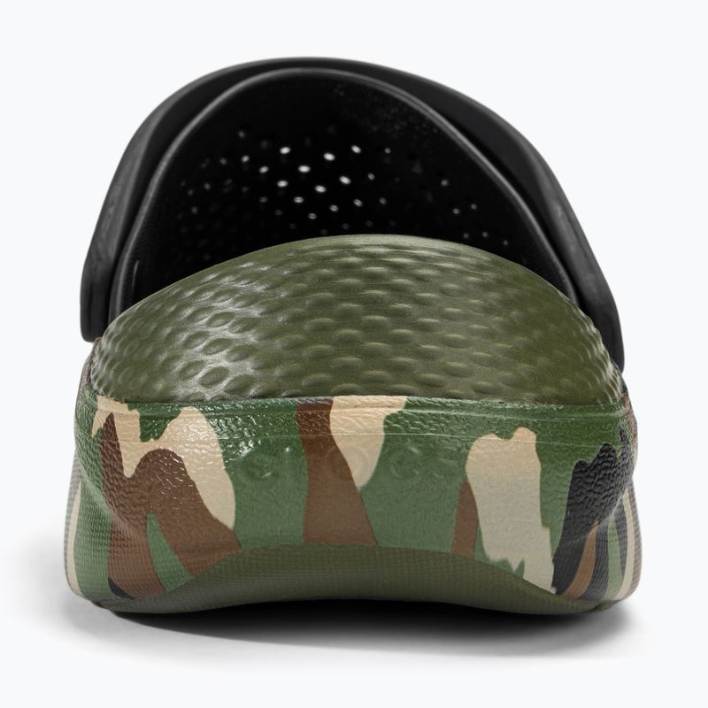 Papuci Crocs LiteRide Printed Camo Clog black/multi 7