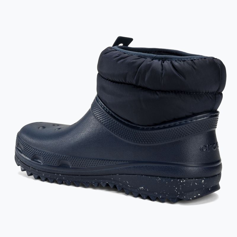 Cizme de zăpadă pentru femei Crocs Classic Neo Puff Shorty navy 3