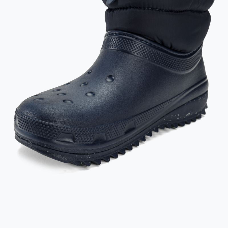 Cizme de zăpadă pentru femei Crocs Classic Neo Puff Shorty navy 7