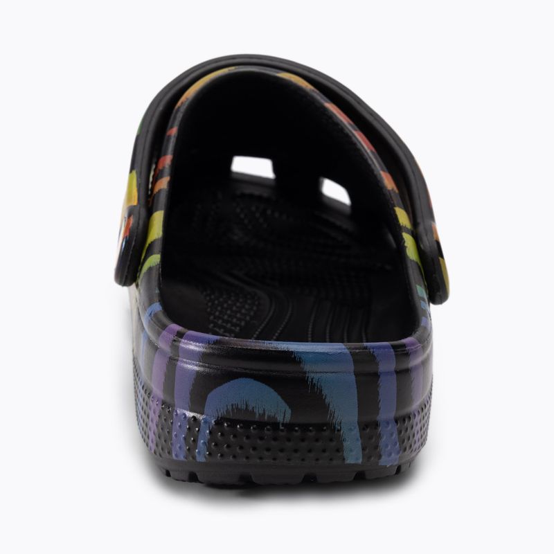 Papuci pentru femei Crocs Classic Seasonal Printed zebra rainbow 7