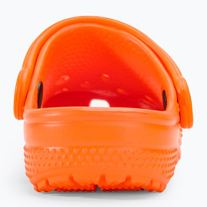 Șlapi pentru copii Crocs Classic Clog T orange zing pentru copii 7