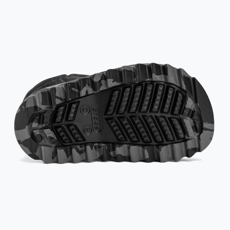 Cizme de zăpadă pentru copii Crocs Classic Neo Puff negru 4