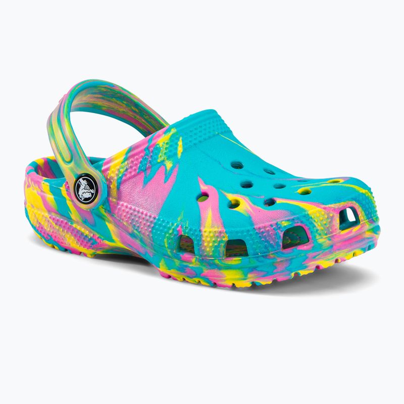 Șlapi pentru copii Crocs Classic Marbled Clog K pentru copii în culoarea 207464-4SM 2