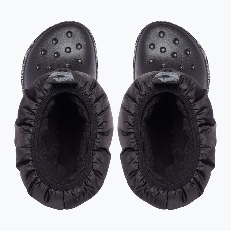 Cizme de zăpadă Crocs Classic Neo Puff junior negru 11