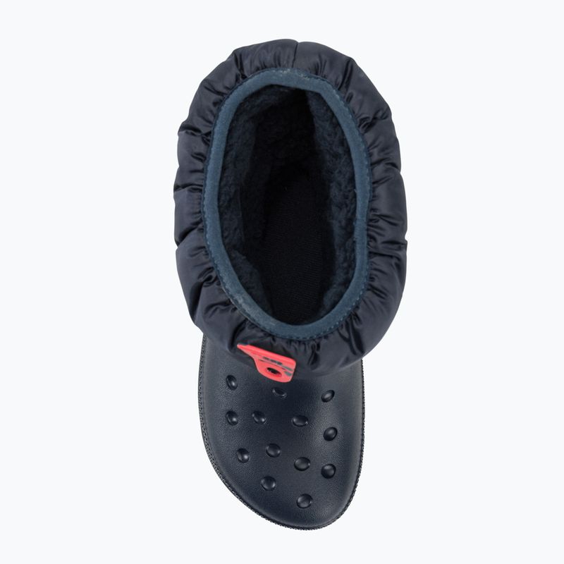 Cizme de zăpadă Crocs Classic Neo Puff navy junior 5