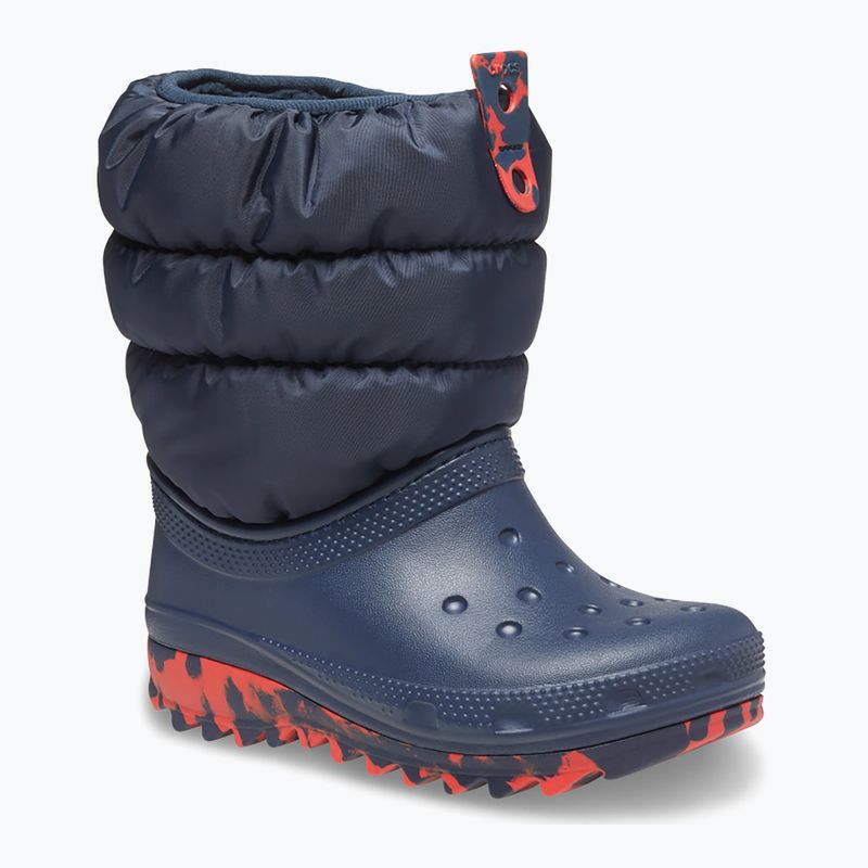 Cizme de zăpadă Crocs Classic Neo Puff navy junior 8