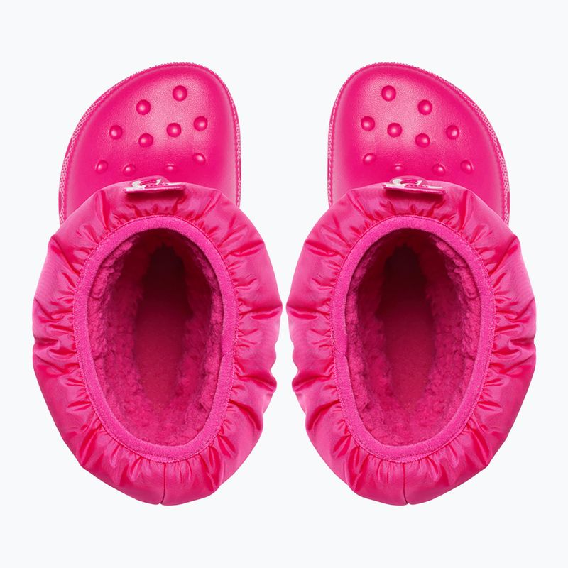 Crocs Classic Neo Puff Neo Puff bomboane roz junior cizme de zăpadă 11