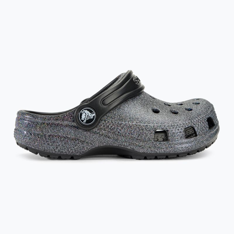 Crocs Classic Glitter Clog negru pentru copii flip-flops pentru copii 3