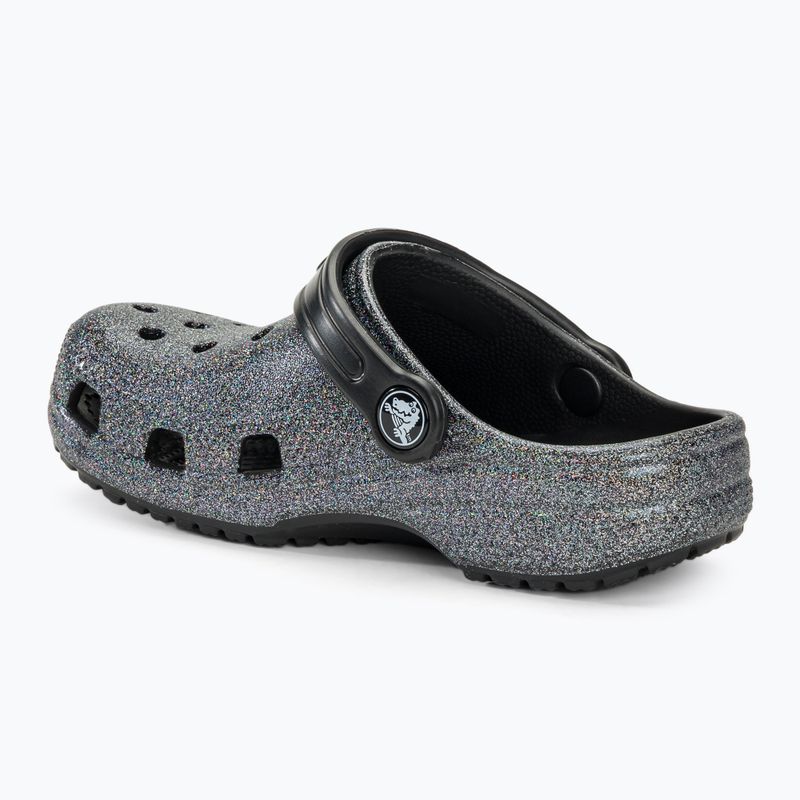 Crocs Classic Glitter Clog negru pentru copii flip-flops pentru copii 4