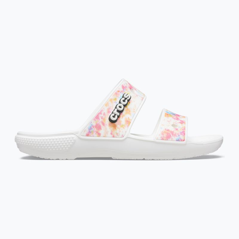 Sandale Crocs Classic Crocs Tie-Dye Graphic Sandale albe 207283-928 flip-flops 9