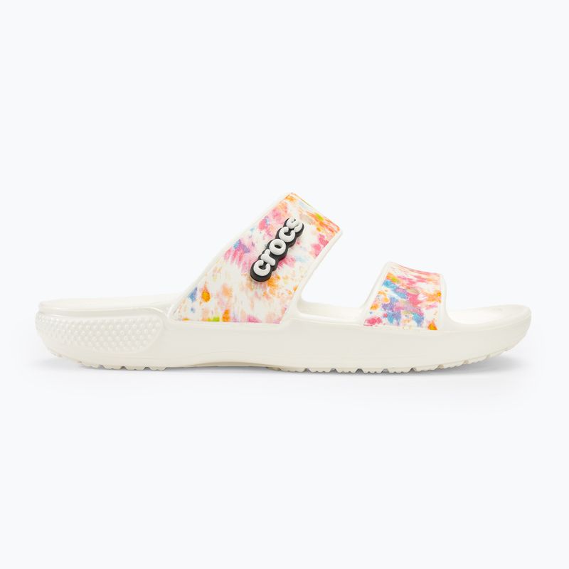 Sandale Crocs Classic Crocs Tie-Dye Graphic Sandale albe 207283-928 flip-flops 2