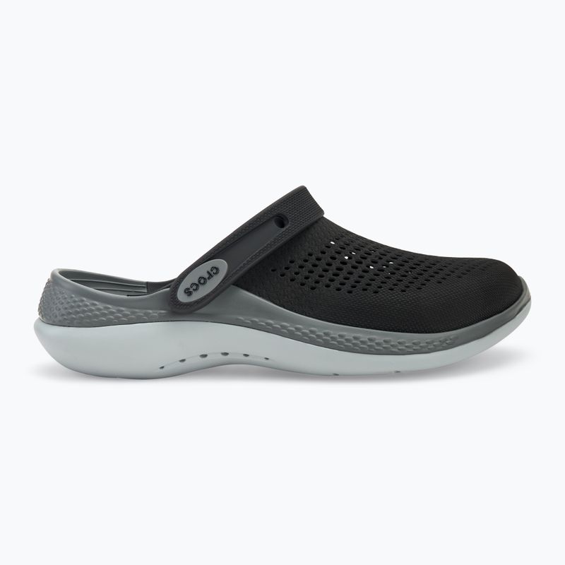 Papuci Crocs LiteRide 360 Clog black/slate grey 3