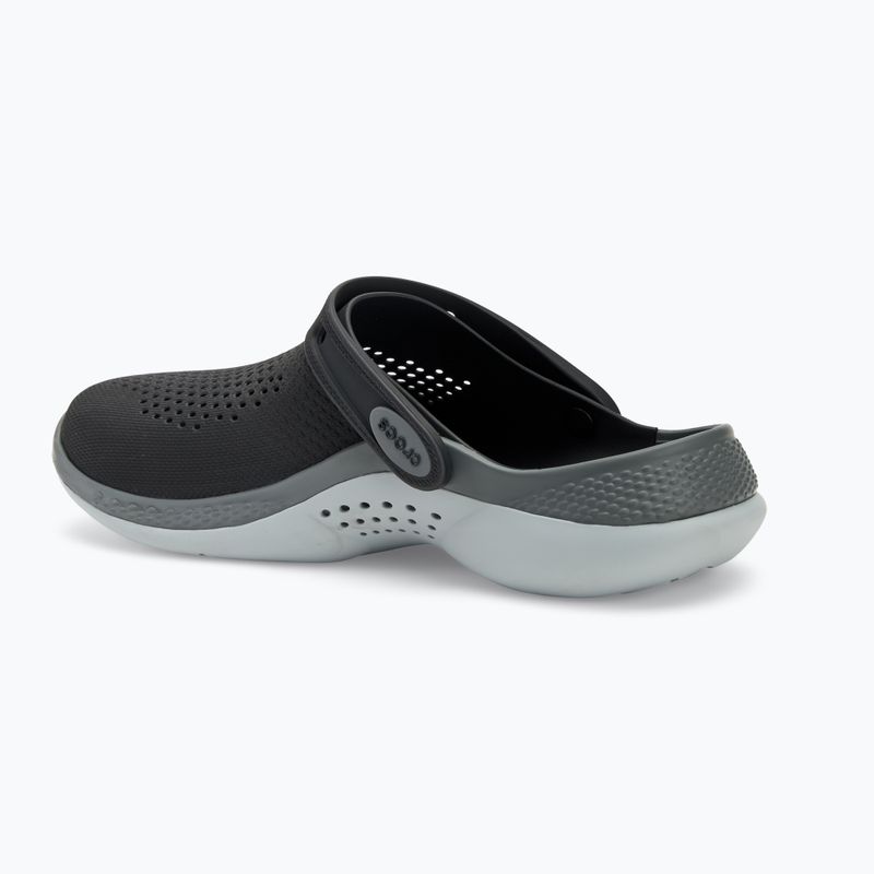 Papuci Crocs LiteRide 360 Clog black/slate grey 4