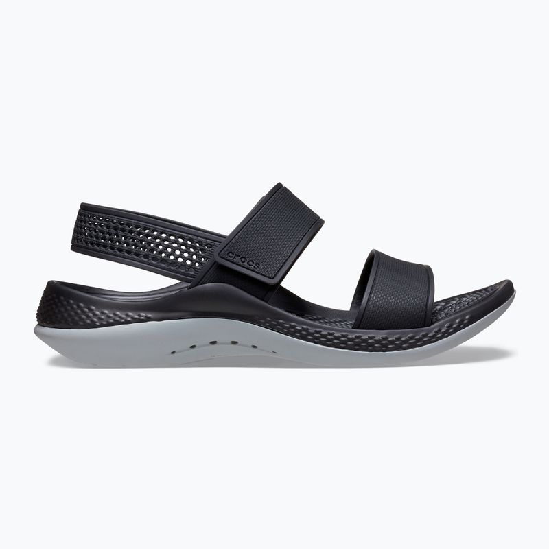 Sandale pentru femei Crocs Literide 360 black/light grey 2