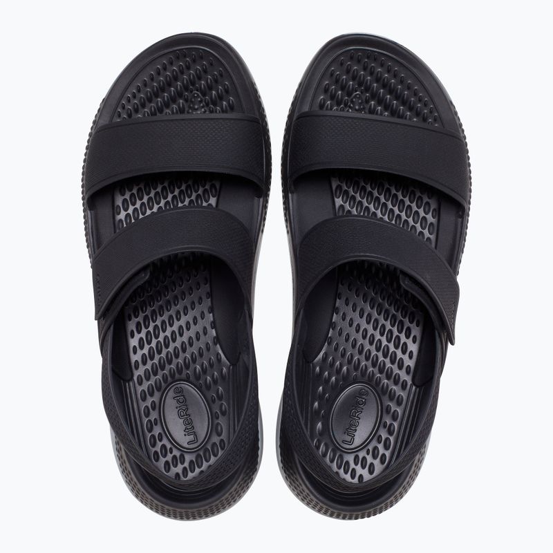 Sandale pentru femei Crocs Literide 360 black/light grey 5