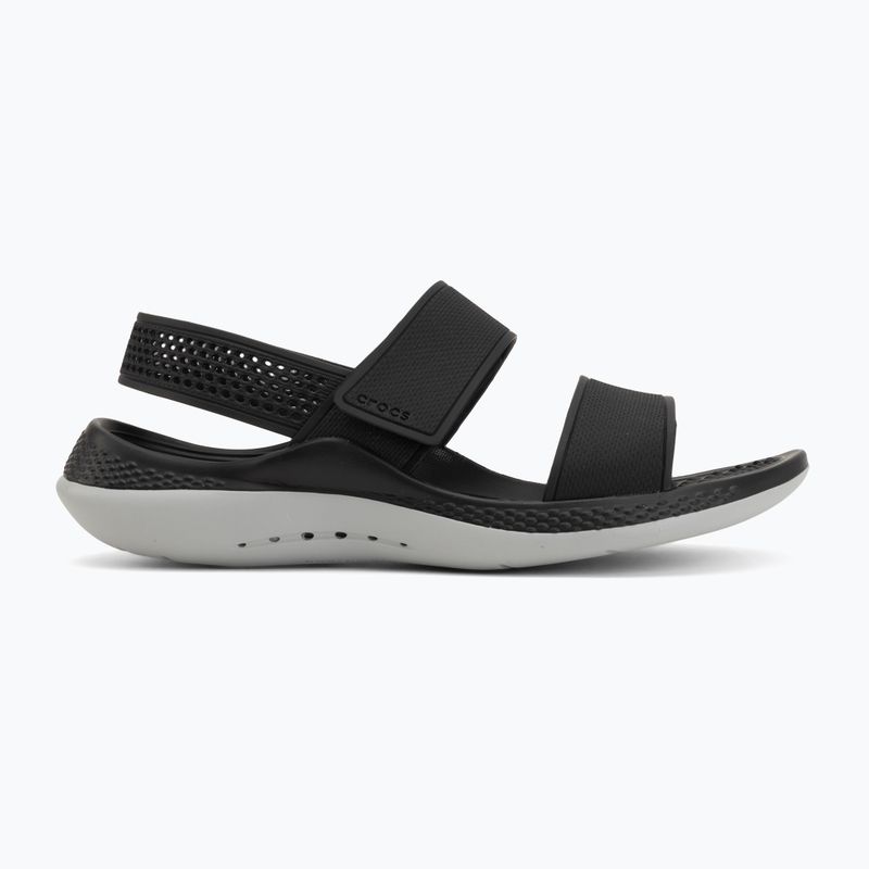 Sandale pentru femei Crocs Literide 360 black/light grey 2