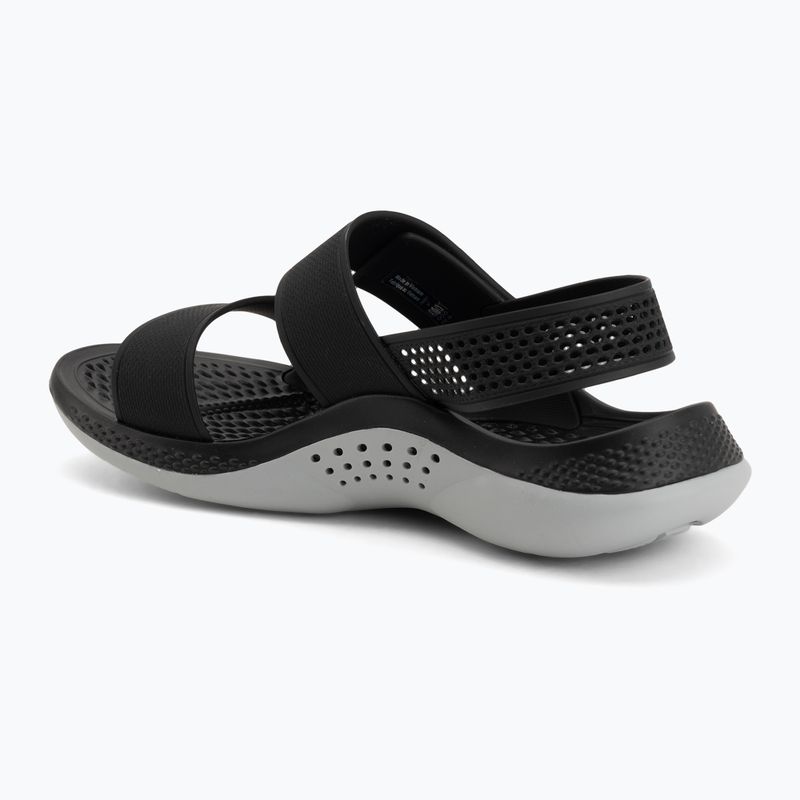 Sandale pentru femei Crocs Literide 360 black/light grey 3