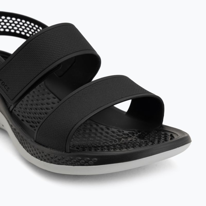Sandale pentru femei Crocs Literide 360 black/light grey 7