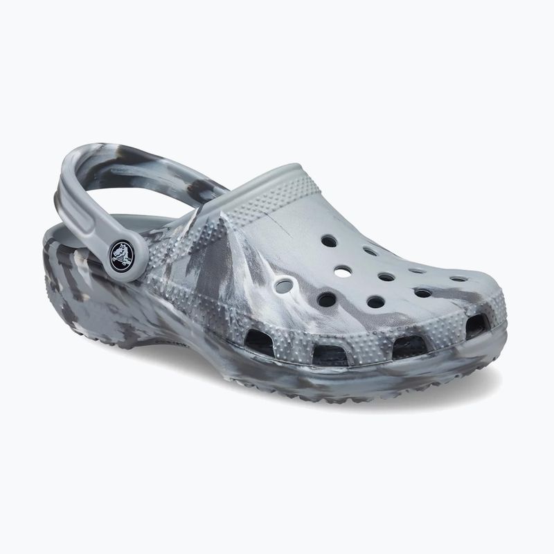 Papuci Crocs Classic Marbled Clog light grey/multi
