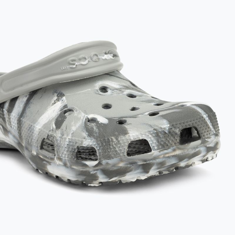 Papuci Crocs Classic Marbled Clog light grey/multi 8