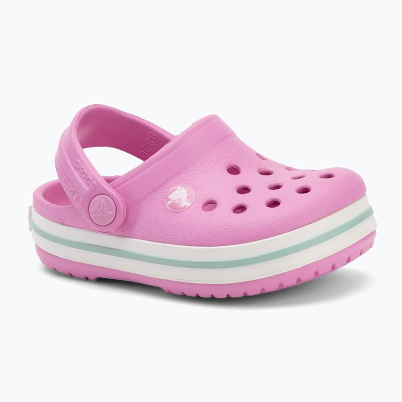 Papuci pentru copii Crocs Crocband Clog Toddler taffy pink 2