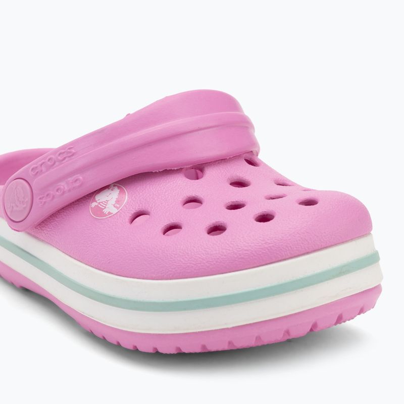 Papuci pentru copii Crocs Crocband Clog Toddler taffy pink 8