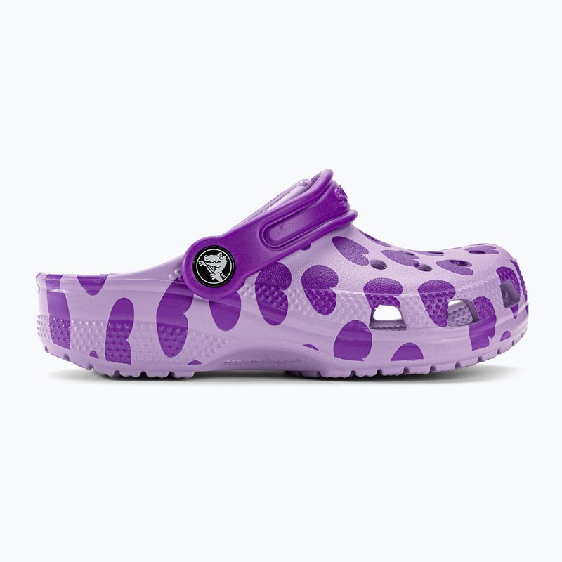 Copii Crocs Classic Easy Icon Clog pentru copii lavanda 3