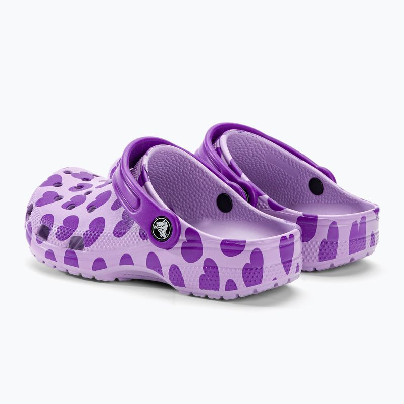 Copii Crocs Classic Easy Icon Clog pentru copii lavanda 4