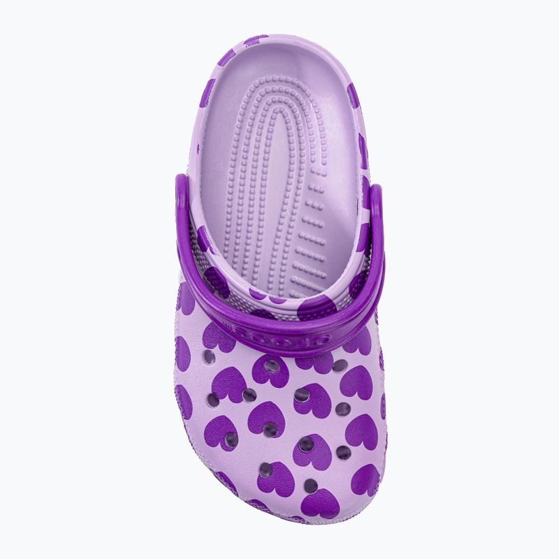 Copii Crocs Classic Easy Icon Clog pentru copii lavanda 7