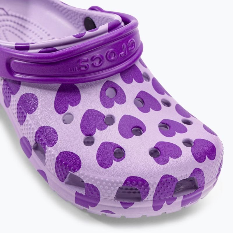 Copii Crocs Classic Easy Icon Clog pentru copii lavanda 9